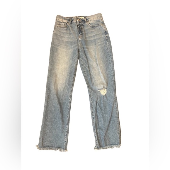 “The Straight Crop” Loft Jeans | Size 4 - Picture 3 of 4